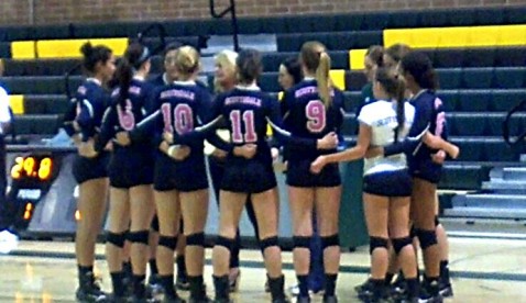 Volleyball Has Tough Start in Playoffs